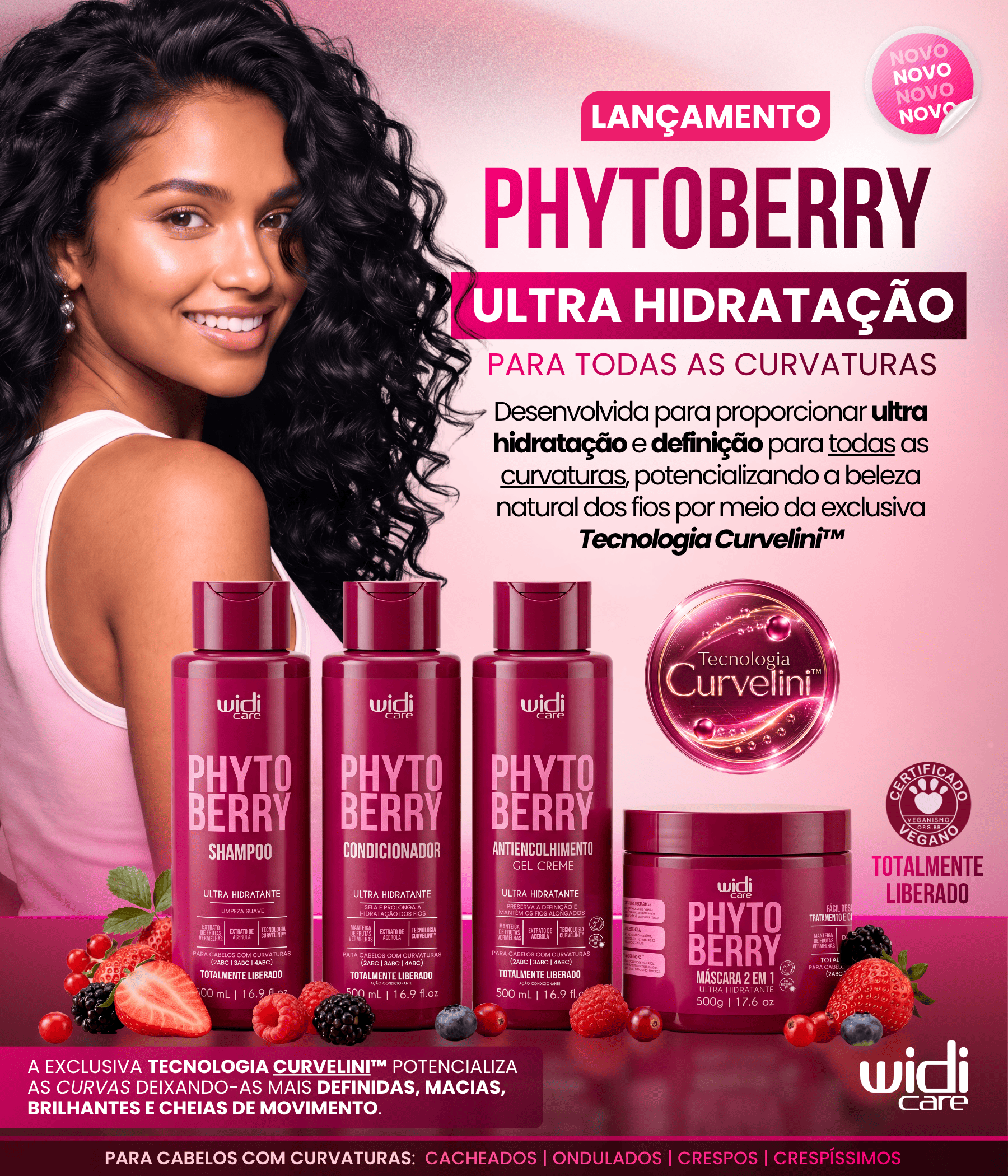 Linha PhytoBerry: o que é a Tecnologia Curvelini™ e por que ela virou o novo queridinho do meu cronograma